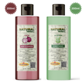 Natural Herbal Khadi Onion Shampoo 200ml and Aloevera Hair Conditioner 200ml Combo Pack