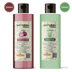 Natural Herbal Khadi Onion Shampoo 200ml and Aloevera Hair Conditioner 200ml Combo Pack