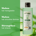 Natural Herbal Khadi Amla Bhringraj Shampoo 200ml and Aloe vera Conditioner 200ml Combo kit