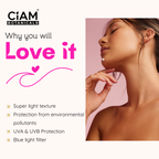 Ciam Invisible Sunscreen Gel 50ml | SPF 50+ | PA+++, Non greasy, No white cast