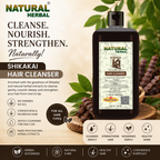 Natural Herbal Khadi Shikakai Ayurvedic Shampoo 500ml