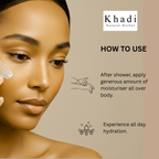 Khadi Natural Herbal Moisturizer | Saffron & Almond | Paraben & Sulphate Free, 200ml