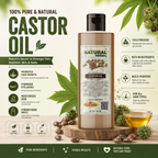 Natural Herbal Khadi Castor Oil 200ml