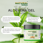 Natural Herbal Khadi Tea Tree & Aloevera Gel for Men Women 180gm