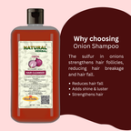 Natural Herbal Khadi Onion Shampoo 1 litre