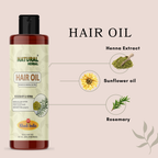 Natural Herbal Khadi Rosemary And Henna Hair Oil 100ml