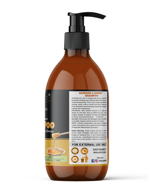 Almond & Honey Shampoo for men women 500 ml
