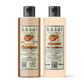 Khadi Natural Herbal Almond Shampoo 200ml and Almond Conditioner 200ml Combo Kit