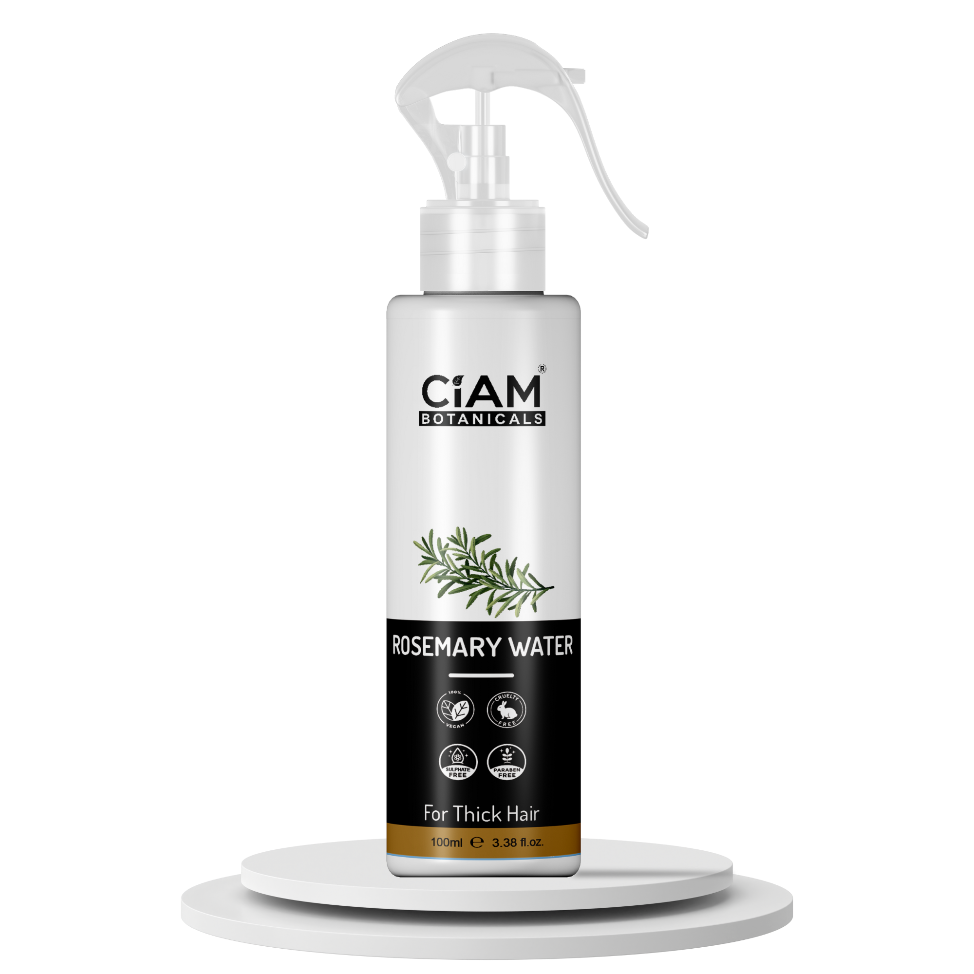 Ciam Rosemary Water Spray For Hair Growth | Reduce Hair Fall & Strengthen Hair 100Ml Pack