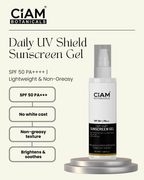 Ciam Invisible Sunscreen Gel 50ml | SPF 50+ | PA+++, Non greasy, No white cast