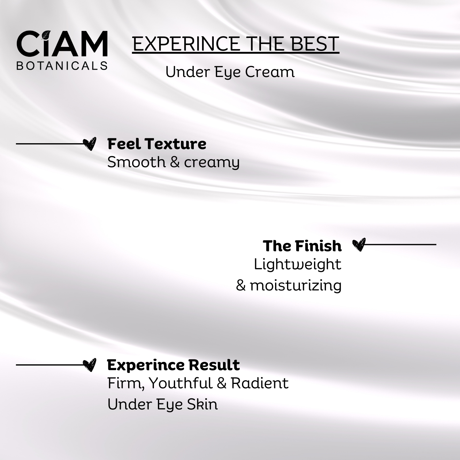 Ciam Botanicals Under Eye Cream For Dark Circle for Women 50ml