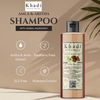 Khadi Natural Herbal Amla,Aritha & Shikakai Shampoo 200ml