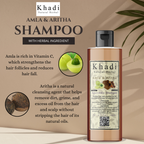 Khadi Natural Herbal Amla,Aritha & Shikakai Shampoo 200ml