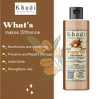 Khadi Natural Herbal Argan Shampoo 200ml and Argan Conditioner 200ml Combo Kit