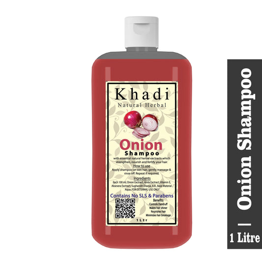 Khadi Natural Herbal Onion Shampoo 1 litre
