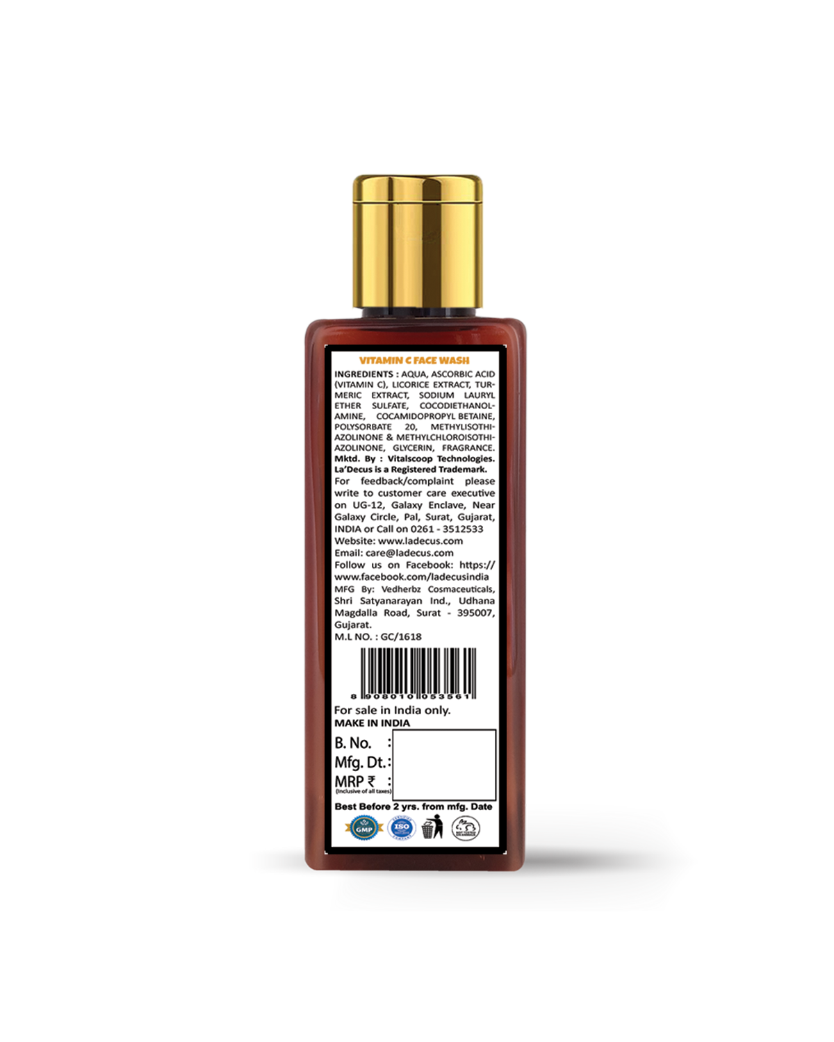 Vitamin-C-Face-Wash-100ml-Back